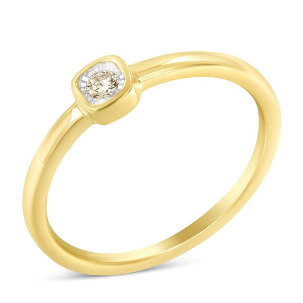 Timeless Elegance Meets Modern Craftsmanship: The Mirage Diamond & Gold Plated Ring
