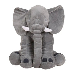 Plush Elephant Toy and Pillow Companion
