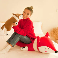 Plush Toy of Lying Fox - Soft Stuffed Animal