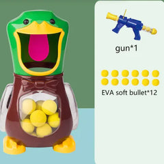 Precision Air Pump Marksmanship Game with Safe Bullet Launcher