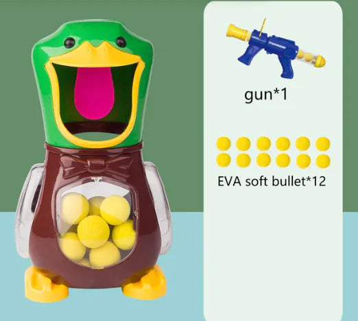 Precision Air Pump Marksmanship Game with Safe Bullet Launcher