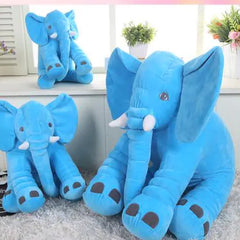Plush Elephant Toy and Pillow Companion