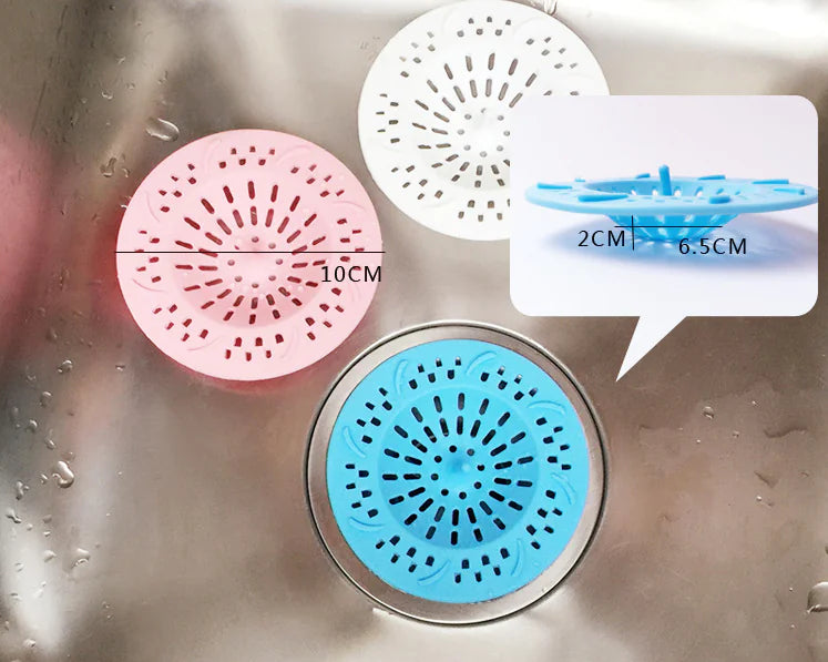 Portable Bathroom Drain with Hair Filter Cover