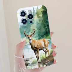 Sika Deer Creative Phone Case Protective Cover