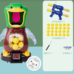Precision Air Pump Marksmanship Game with Safe Bullet Launcher
