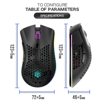 Rechargeable 7-Color LED Wireless Mouse