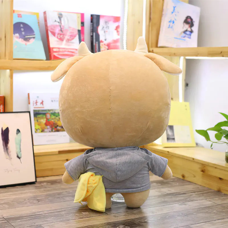 Jin Secretary Plush Cow Doll - Stuffed Toy Figure