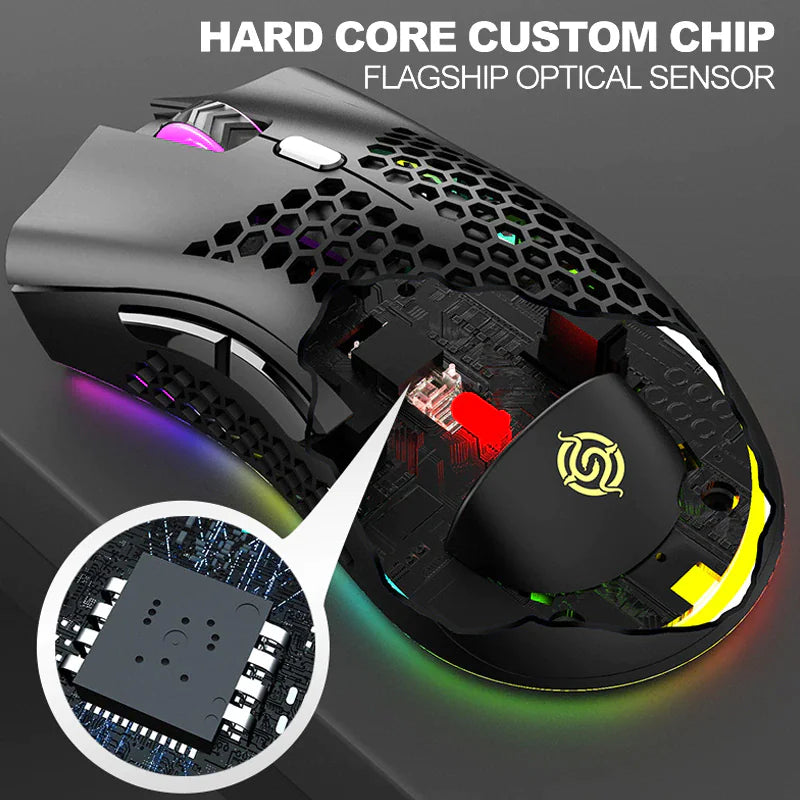 Rechargeable 7-Color LED Wireless Mouse