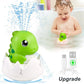 Dinosaur Bath Toys with Automatic Water Spray & Light