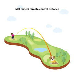 650 YD Remote Dog Training Shock Collar Waterproof for Small Medium Large Dogs