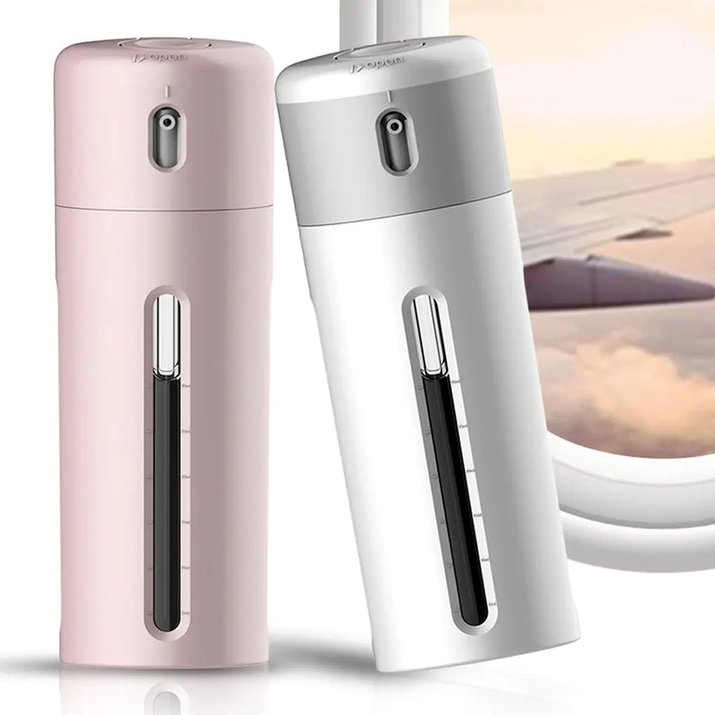 Travel Toiletry Kit with 4-in-1 Bottles and Organizer