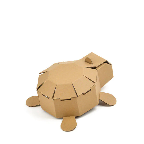 DIY Cardboard House Model for Kids - Craft & Color