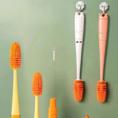 Four-in-One Food-Grade Silicone Cup Brush for Cleaning