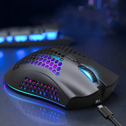 Rechargeable 7-Color LED Wireless Mouse