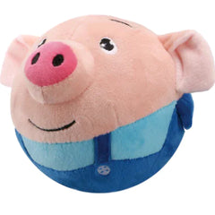 Superman Jumping Ball Plush Jumping Pig Toy