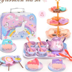 Girls Play House Simulation Dessert & Tea Toy Set