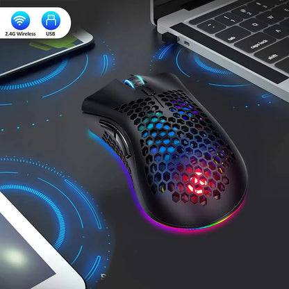 Rechargeable 7-Color LED Wireless Mouse