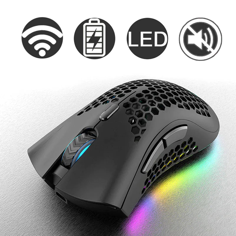 Rechargeable 7-Color LED Wireless Mouse