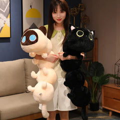 Giant Soft Plush Big Eyes Cat Pillow Doll Toy (One Piece)