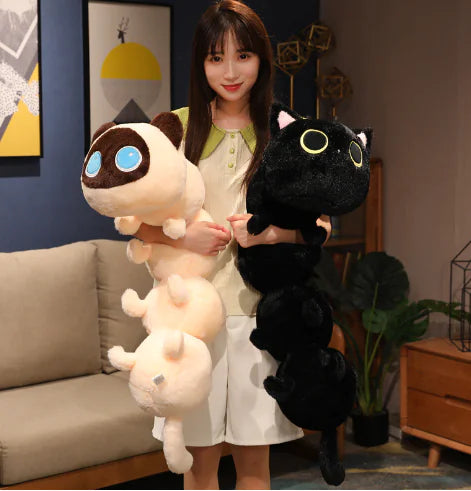 Giant Soft Plush Big Eyes Cat Pillow Doll Toy (One Piece)