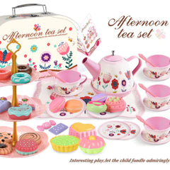 Girls Play House Simulation Dessert & Tea Toy Set