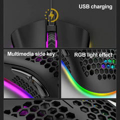 Rechargeable 7-Color LED Wireless Mouse
