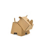 DIY Cardboard House Model for Kids - Craft & Color
