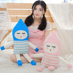 Knit Pointed Doll Plush Toy for Kids' Room Decor