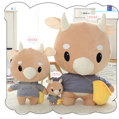 Jin Secretary Plush Cow Doll - Stuffed Toy Figure