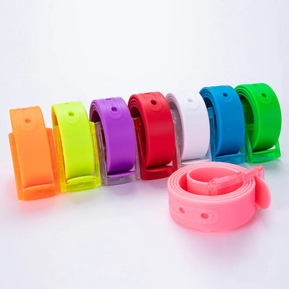 Eco-Friendly Adjustable Silicone Belt with Buckle