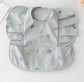 Baby Meal Pocket Waterproof Bib with Angel Wing Design