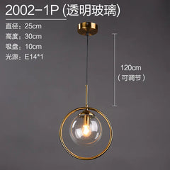 Nordic Modern Minimalist Glass Pendant Light