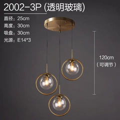 Nordic Modern Minimalist Glass Pendant Light