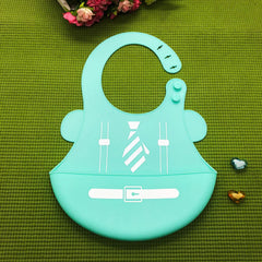Silicone Waterproof Adjustable Cartoon Bibs for Kids