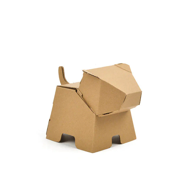 DIY Cardboard House Model for Kids - Craft & Color