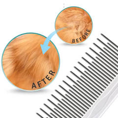 Pet Grooming Needle Comb for Cleaning Fur (Single Piece)