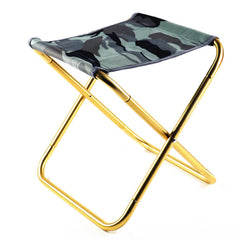 Portable Aluminum Folding Camping Stool for Outdoors