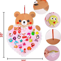 Easter DIY Felt Bunny Decoration for Kids (Cross-Border)